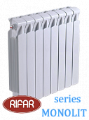 Радиатор биметаллический RIFAR МONOLIT (боковое подключение) 500/14 секций с доставкой в Симферополь